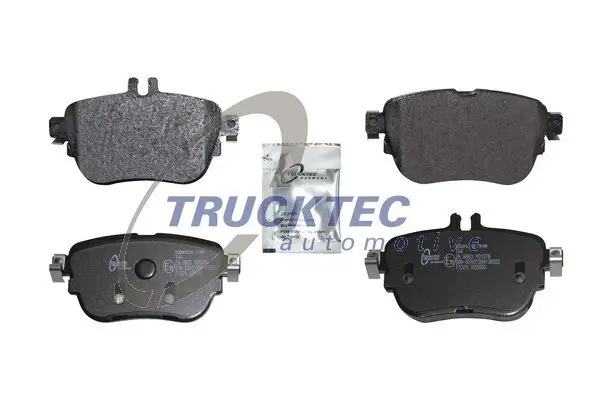 Bremsbelagsatz, Scheibenbremse Hinterachse TRUCKTEC AUTOMOTIVE 02.35.584