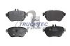 Bremsbelagsatz, Scheibenbremse Hinterachse TRUCKTEC AUTOMOTIVE 02.35.584