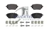 Bremsbelagsatz, Scheibenbremse Hinterachse TRUCKTEC AUTOMOTIVE 02.35.626