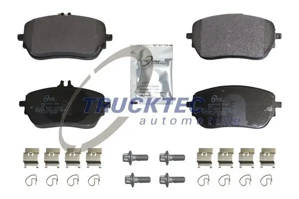 Bremsbelagsatz, Scheibenbremse Vorderachse TRUCKTEC AUTOMOTIVE 02.35.627