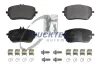 Bremsbelagsatz, Scheibenbremse Vorderachse TRUCKTEC AUTOMOTIVE 02.35.627