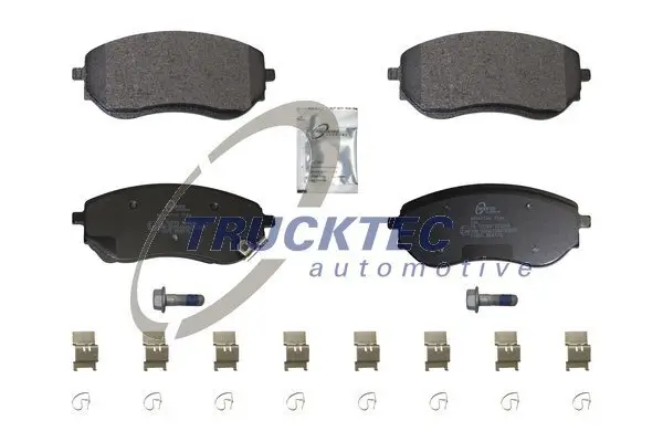 Bremsbelagsatz, Scheibenbremse Vorderachse TRUCKTEC AUTOMOTIVE 02.35.631