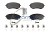 Bremsbelagsatz, Scheibenbremse Vorderachse TRUCKTEC AUTOMOTIVE 02.35.631