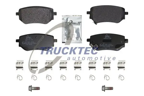 Bremsbelagsatz, Scheibenbremse Hinterachse TRUCKTEC AUTOMOTIVE 02.35.633