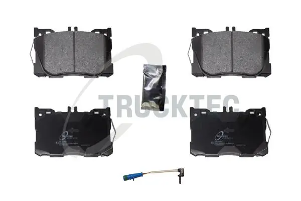 Bremsbelagsatz, Scheibenbremse Vorderachse TRUCKTEC AUTOMOTIVE 02.35.662