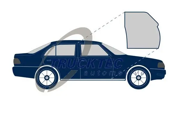 Türdichtung vorne rechts TRUCKTEC AUTOMOTIVE 02.53.033