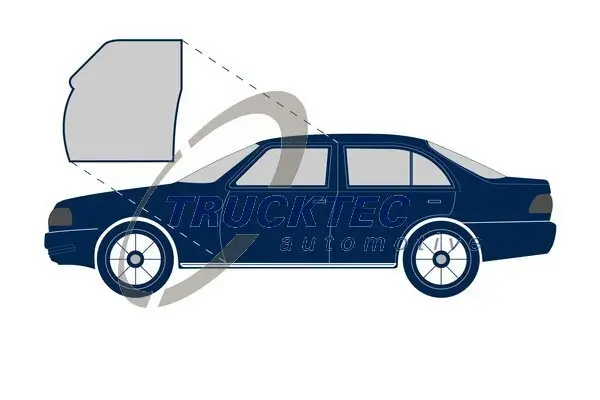 Türdichtung vorne links TRUCKTEC AUTOMOTIVE 02.53.074