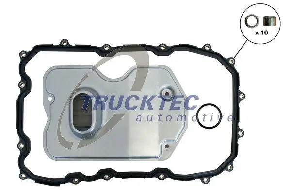 Hydraulikfiltersatz, Automatikgetriebe TRUCKTEC AUTOMOTIVE 07.25.028