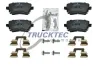 Bremsbelagsatz, Scheibenbremse Hinterachse TRUCKTEC AUTOMOTIVE 07.35.138