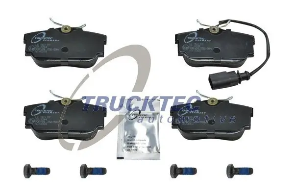 Bremsbelagsatz, Scheibenbremse Hinterachse TRUCKTEC AUTOMOTIVE 07.35.142