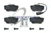 Bremsbelagsatz, Scheibenbremse Hinterachse TRUCKTEC AUTOMOTIVE 07.35.142