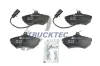 Bremsbelagsatz, Scheibenbremse Vorderachse TRUCKTEC AUTOMOTIVE 07.35.229