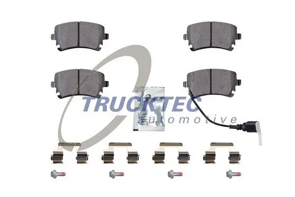 Bremsbelagsatz, Scheibenbremse Hinterachse TRUCKTEC AUTOMOTIVE 07.35.239