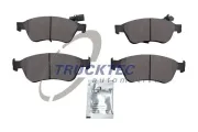 Bremsbelagsatz, Scheibenbremse Vorderachse TRUCKTEC AUTOMOTIVE 07.35.241