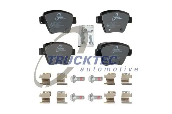 Bremsbelagsatz, Scheibenbremse Hinterachse TRUCKTEC AUTOMOTIVE 07.35.247