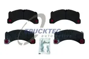 Bremsbelagsatz, Scheibenbremse Vorderachse TRUCKTEC AUTOMOTIVE 07.35.282