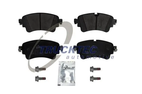 Bremsbelagsatz, Scheibenbremse Hinterachse TRUCKTEC AUTOMOTIVE 07.35.285
