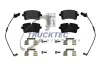 Bremsbelagsatz, Scheibenbremse Hinterachse TRUCKTEC AUTOMOTIVE 07.35.290