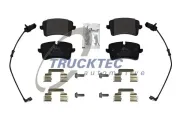 Bremsbelagsatz, Scheibenbremse Hinterachse TRUCKTEC AUTOMOTIVE 07.35.290