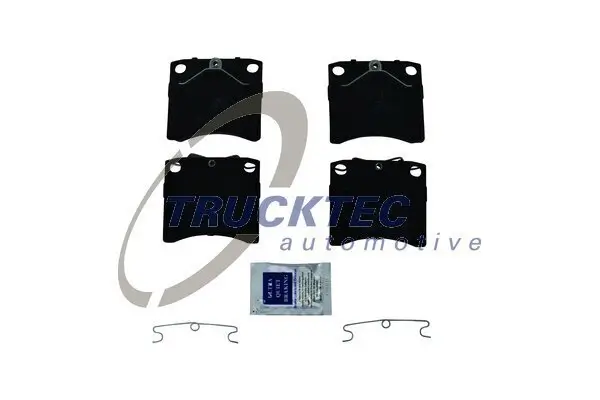 Bremsbelagsatz, Scheibenbremse Vorderachse TRUCKTEC AUTOMOTIVE 07.35.291