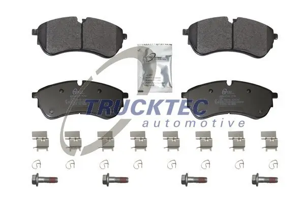 Bremsbelagsatz, Scheibenbremse Vorderachse TRUCKTEC AUTOMOTIVE 07.35.319