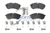 Bremsbelagsatz, Scheibenbremse Vorderachse TRUCKTEC AUTOMOTIVE 07.35.319