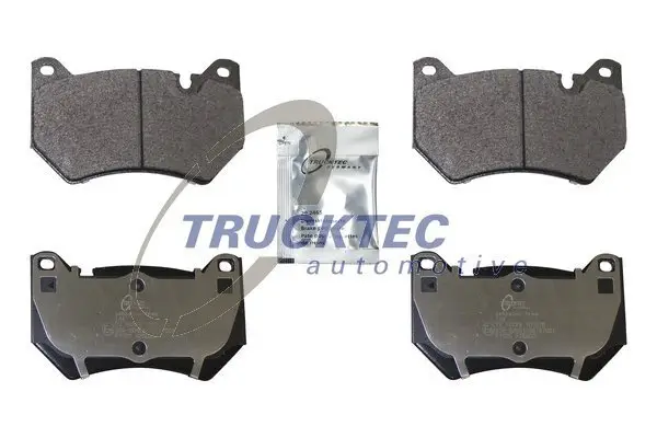 Bremsbelagsatz, Scheibenbremse Vorderachse TRUCKTEC AUTOMOTIVE 07.35.326