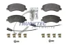 Bremsbelagsatz, Scheibenbremse Vorderachse TRUCKTEC AUTOMOTIVE 07.35.328