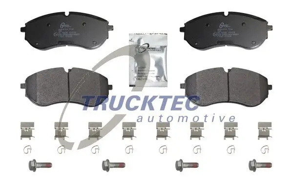 Bremsbelagsatz, Scheibenbremse Vorderachse TRUCKTEC AUTOMOTIVE 07.35.329