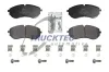 Bremsbelagsatz, Scheibenbremse Vorderachse TRUCKTEC AUTOMOTIVE 07.35.329