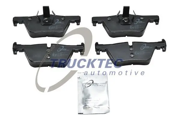 Bremsbelagsatz, Scheibenbremse Hinterachse TRUCKTEC AUTOMOTIVE 08.34.155