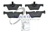 Bremsbelagsatz, Scheibenbremse Hinterachse TRUCKTEC AUTOMOTIVE 08.34.155