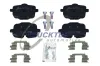 Bremsbelagsatz, Scheibenbremse Hinterachse TRUCKTEC AUTOMOTIVE 08.34.158