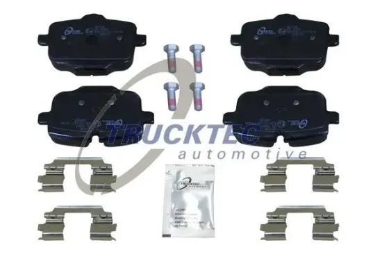 Bremsbelagsatz, Scheibenbremse Hinterachse TRUCKTEC AUTOMOTIVE 08.34.158 Bild Bremsbelagsatz, Scheibenbremse Hinterachse TRUCKTEC AUTOMOTIVE 08.34.158