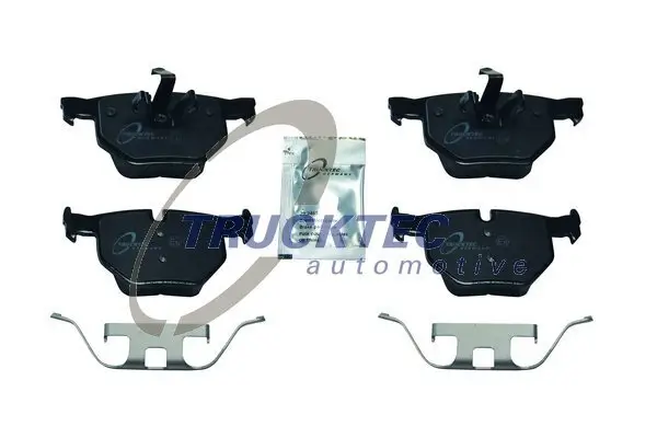 Bremsbelagsatz, Scheibenbremse Hinterachse TRUCKTEC AUTOMOTIVE 08.35.041