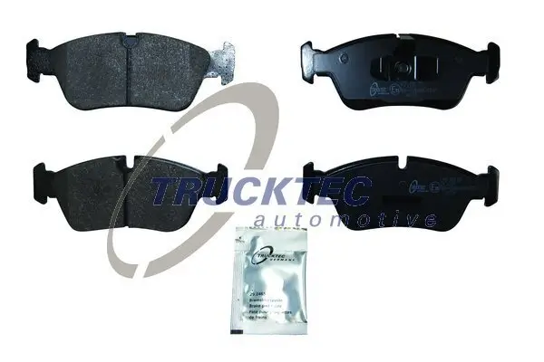 Bremsbelagsatz, Scheibenbremse Vorderachse TRUCKTEC AUTOMOTIVE 08.35.047