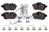 Bremsbelagsatz, Scheibenbremse Hinterachse TRUCKTEC AUTOMOTIVE 08.35.048