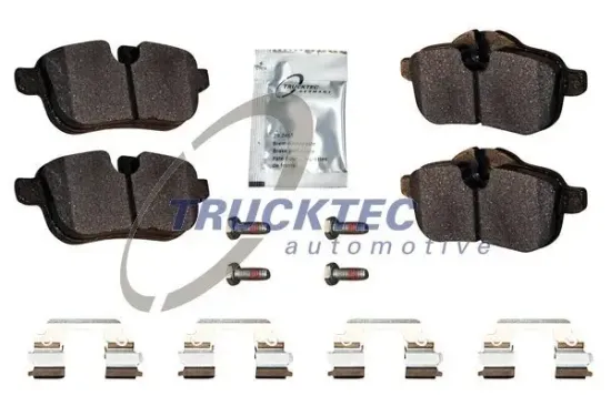 Bremsbelagsatz, Scheibenbremse Hinterachse TRUCKTEC AUTOMOTIVE 08.35.048 Bild Bremsbelagsatz, Scheibenbremse Hinterachse TRUCKTEC AUTOMOTIVE 08.35.048