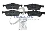 Bremsbelagsatz, Scheibenbremse Hinterachse TRUCKTEC AUTOMOTIVE 08.35.127