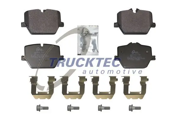 Bremsbelagsatz, Scheibenbremse Hinterachse TRUCKTEC AUTOMOTIVE 08.35.247