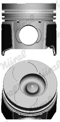 Kolben NÜRAL 87-101500-00 Bild Kolben NÜRAL 87-101500-00