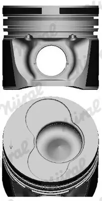 Kolben für Zylinder 1 für Zylinder 2 NÜRAL 87-114900-80