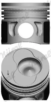 Kolben für Zylinder 3 für Zylinder 4 NÜRAL 87-114907-35 Bild Kolben für Zylinder 3 für Zylinder 4 NÜRAL 87-114907-35