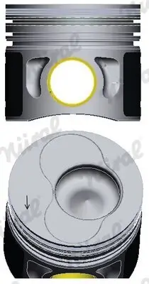 Kolben für Zylinder 1 für Zylinder 2 NÜRAL 87-114907-60 Bild Kolben für Zylinder 1 für Zylinder 2 NÜRAL 87-114907-60