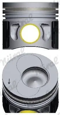 Kolben für Zylinder 1 für Zylinder 2 NÜRAL 87-139500-10