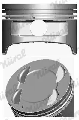 Kolben NÜRAL 87-141307-20 Bild Kolben NÜRAL 87-141307-20