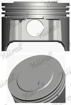 Kolben NÜRAL 87-154300-00 Bild Kolben NÜRAL 87-154300-00