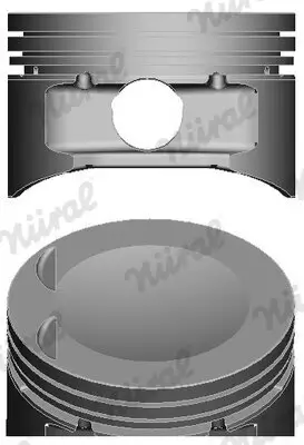 Kolben NÜRAL 87-306807-20 Bild Kolben NÜRAL 87-306807-20