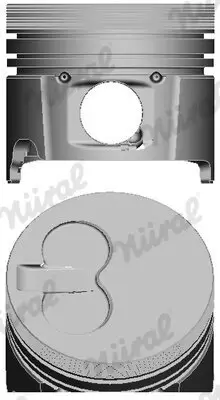 Kolben NÜRAL 87-325806-00