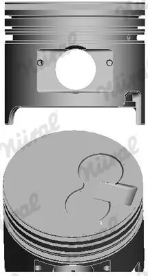 Kolben NÜRAL 87-373800-10 Bild Kolben NÜRAL 87-373800-10